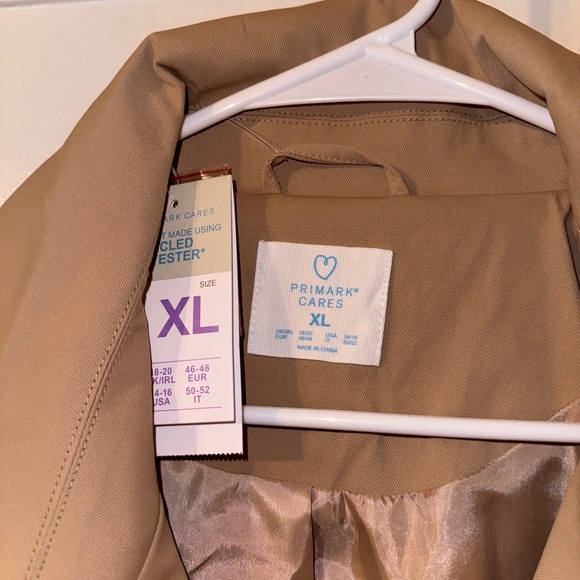 Trench Coat Primark XL NWT - Picture 4 of 7